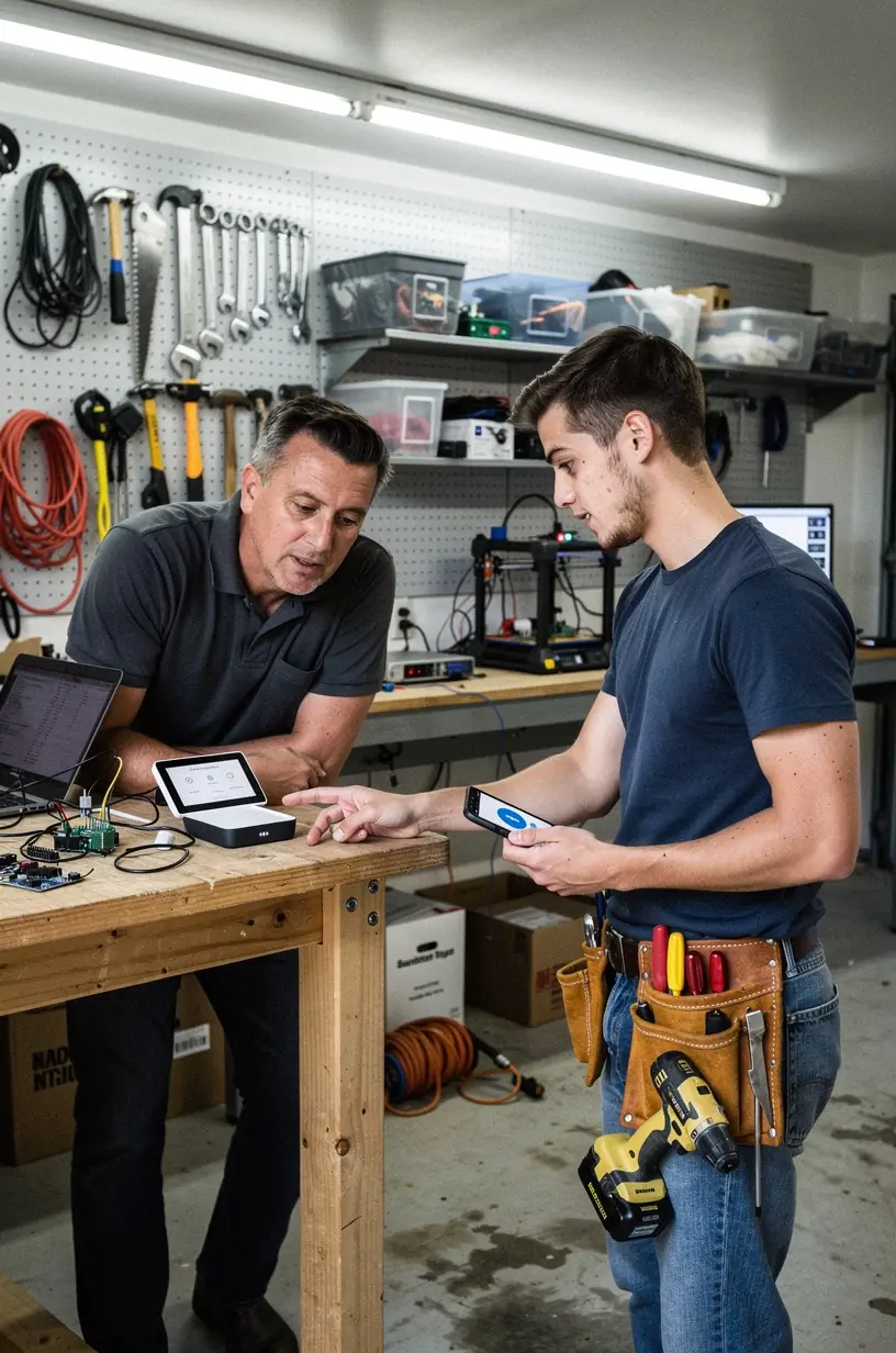 Voice assistant integration for enhanced daily living.